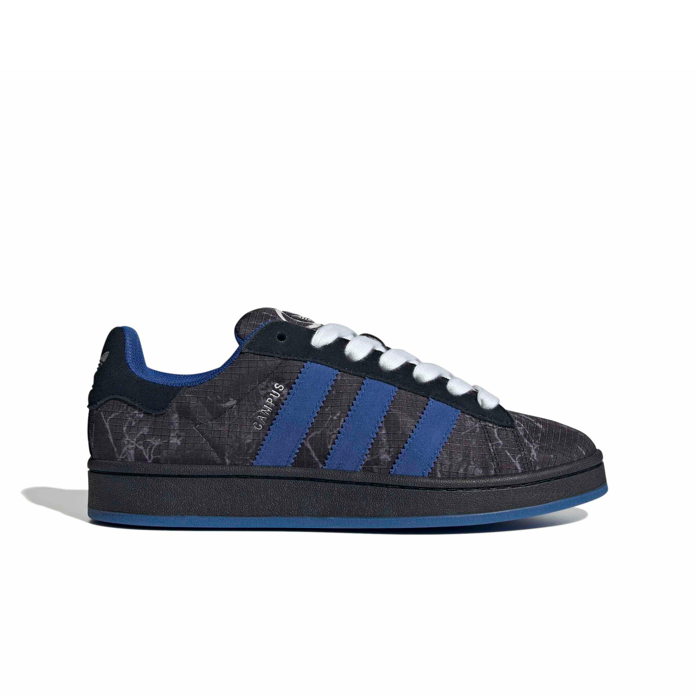 adidas Originals Campus 00s "Core Black/Team Royal Blue/Ftwr White" Men's Shoe - BLACK/ROYAL/WHITE